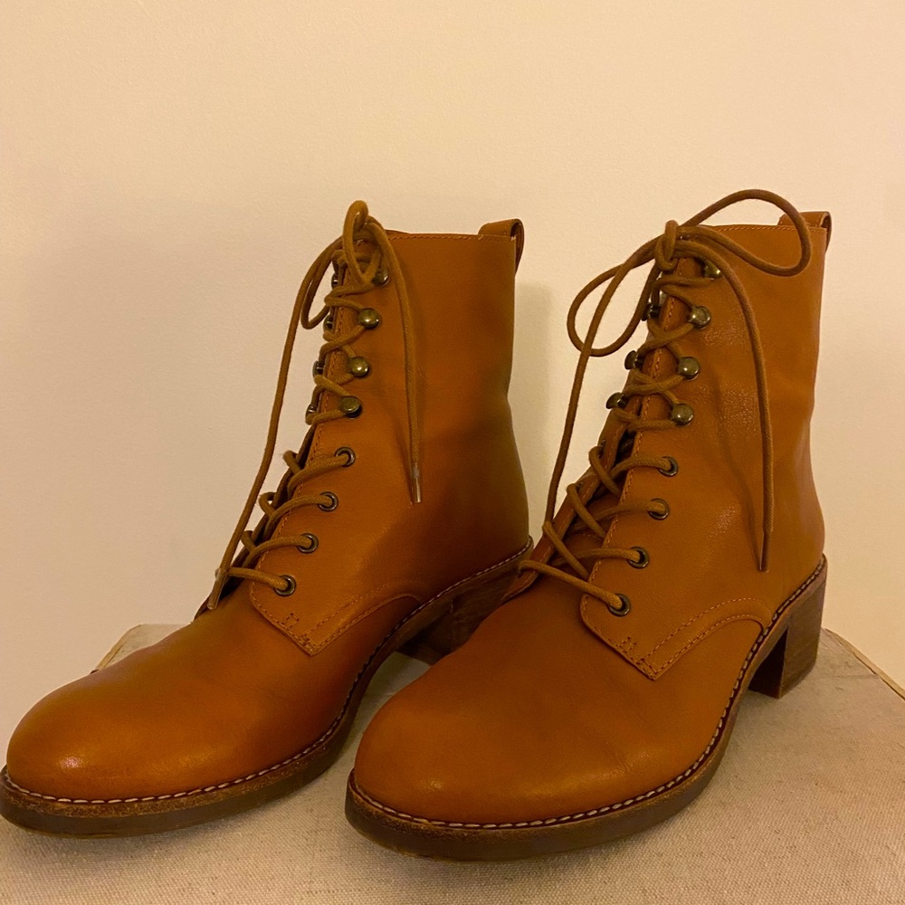 Madewell Patti lace-up boots 7.5